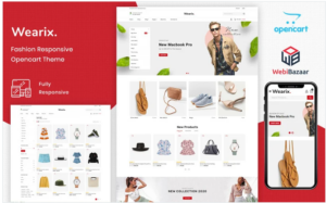 Wearix - Multipurpose Fashion OpenCart Template