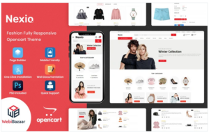 Nexio - Fashion and Cloths Accessories OpenCart Template