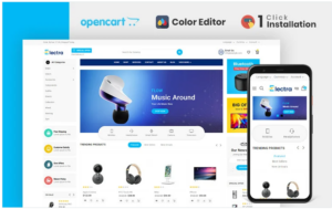 Electra Electronics Store OpenCart Template