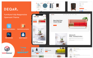 Deqar - The Furniture Shop Responsive OpenCart Template