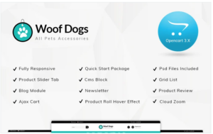 Woofdog Pet Store OpenCart Template