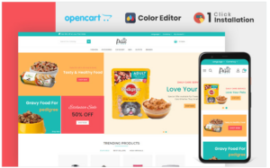 Paws Pet Store Opencart Theme