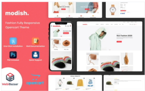 Modish - Multipurpose Fashion Shoes OpenCart Template