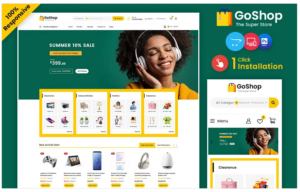 GoShop – Electronic Multipurpose Mega OpenCart Template