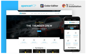 Ridex Game Store Opencart Theme