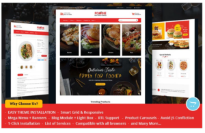 Foodie Fast-Food corner - OpenCart Multipurpose Theme