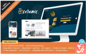 Ceramic - Multipurpose Responsive OpenCart Theme for Sell Pottery & Ceramics Online