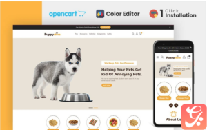 Puppy Pet Store Opencart Theme
