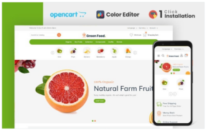 Greenfood Organic Store Opencart Theme