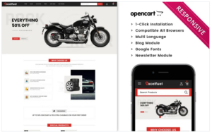 Excelfuel - The Automobile Store Responsive Opencart Theme