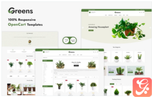 Greens - Ecommerce OpenCart Template