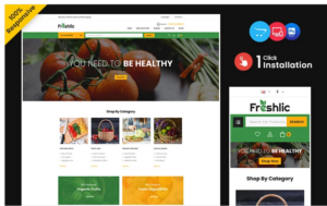 Freshlic - Food and Restaurant Multipurpose Responsive OpenCart store