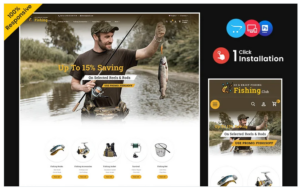Fishing club - Equipment Multipurpose Responsive OpenCart Store