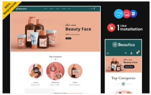 Beautico - Beauty, and Skincare OpenCart Responsive Theme