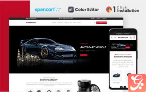 Automotive Auto Parts Store Opencart Theme