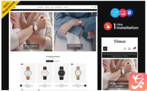 Timen - Watch Store OpenCart Theme