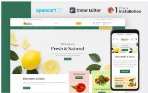 Organic House Store Opencart Theme
