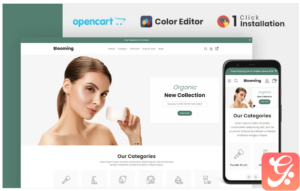Blooming Cosmetics Responsive OpenCart Template