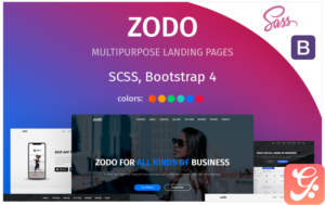 Zodo Landing Page Template