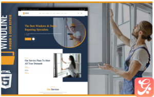 Windline Handy Repair Man One Landing Page Template