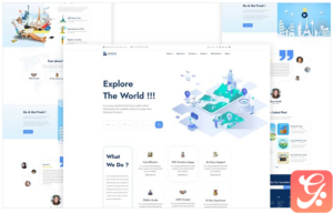 Traex – Travel Agency One Page HTML5 Template