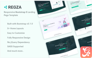 Regza - Landing Page Template