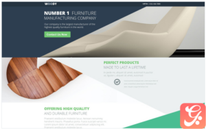 Interior & Furniture Responsive Landing Page Template