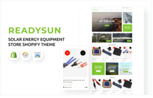 ReadySun - Solar Energy Equipment Store Shopify Theme