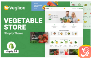 Vegime Vegetable & Grocery Shopify Theme