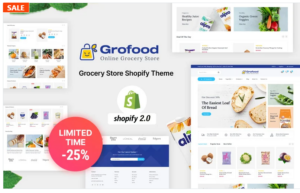 GroFood - Organic & Grocery Store Shopify Theme