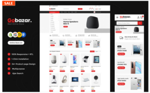 Gobazar - Electronic Marketplace Multipurpose Responsive Shopify Theme