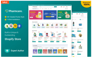 Pharmcare - Health and Medicine Store Shopify Responsive Theme