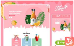 Summer Juices & Shakes - Shopify 2.0 Responsive Theme