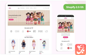 Shopify Barbie Doll Theme | Shopify Kids Toys Theme | Latest Shopify 2.0