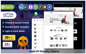 Automodif - Mega Parts Shopify 2.0 Responsive Theme.