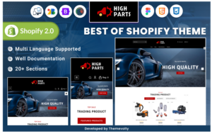 High Parts - Mega Parts Super Store Shopify 2.0 Premium Responsive Theme
