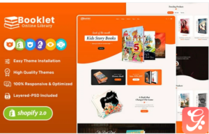 Booklet - Shopify OS2.0 Responsive Theme for Online Book Store
