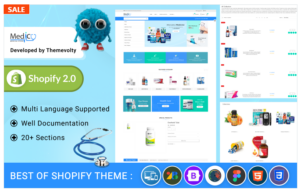 Medico Mega Medicine–Drug Pharmacy Shopify 2.0 Premium Responsive Theme