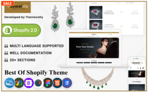 Jewelrix – Jewellery Shopify 2.0 Multi-Purpose Premium Responsive Theme