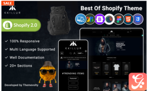 Kkillur Black - Mega Fashion Shopify 2.0 Premium Responsive Theme
