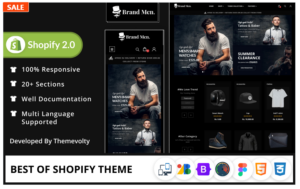 Brand Mega Fashion–Style Cloths–Shoes Shopify 2.0 Premium Responsive Theme