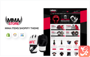 MMA Items Sports Store Shopify Theme