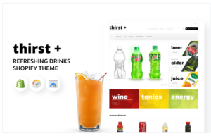 Refreshing Drinks Store Shopify Theme