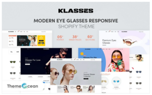 Klasses - Modern Eye Glasses Responsive Shopify Theme
