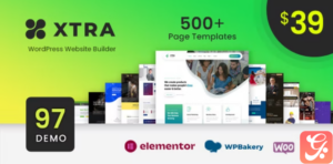 Xtra Multipurpose Creative Website Builder wordpress theme + StyleKit 4.9.9