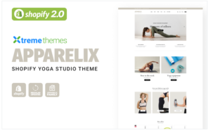 Apparelix Shopify Yoga Studio Theme