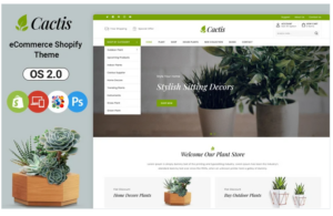 Cactis - Plants and Gardening Tools Online Store Shopify Theme