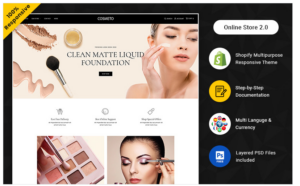 Cosmeto - Cosmetic and Fashion Multipurpose Shopify store