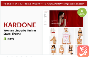 Kardone Woman Lingerie Online Store Theme