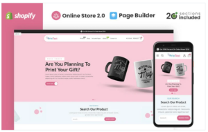 Printext T-Shirt Store, Printing Shopify Theme